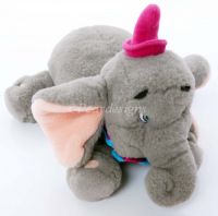 Disney DUMBO w/ Pink Hat Elephant Plush Toy - Vintage